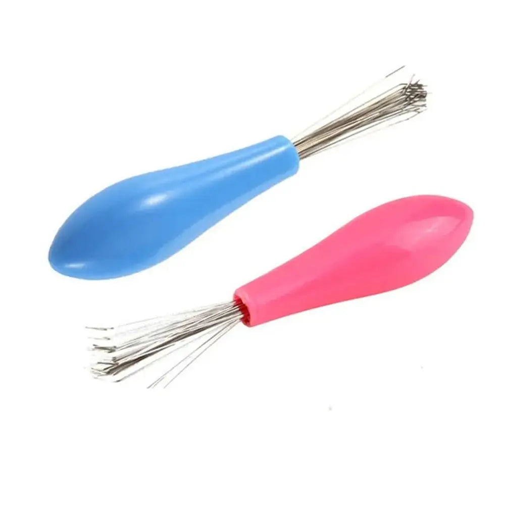 Plastic Handle Comb Hair Brush Cleaner Multifunctional Hand Tool Comb Cleaning Brush Cleaning Supplies Embedded Beauty Tools