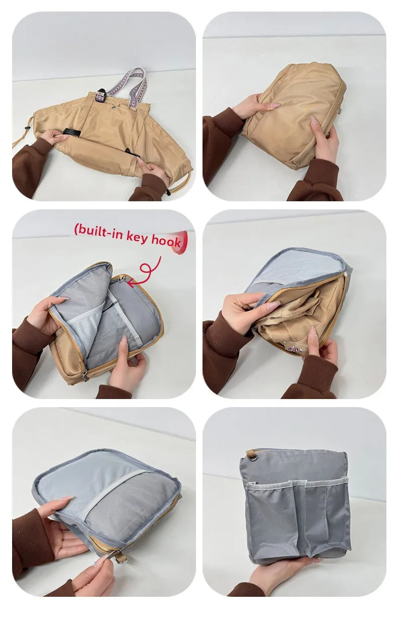 Baby Diaper Bag Multi-pocket Travel Duffel Bags Foldable Gym Bag Women Hand Luggage Airport Bags Mom Stroller Maternity Totes