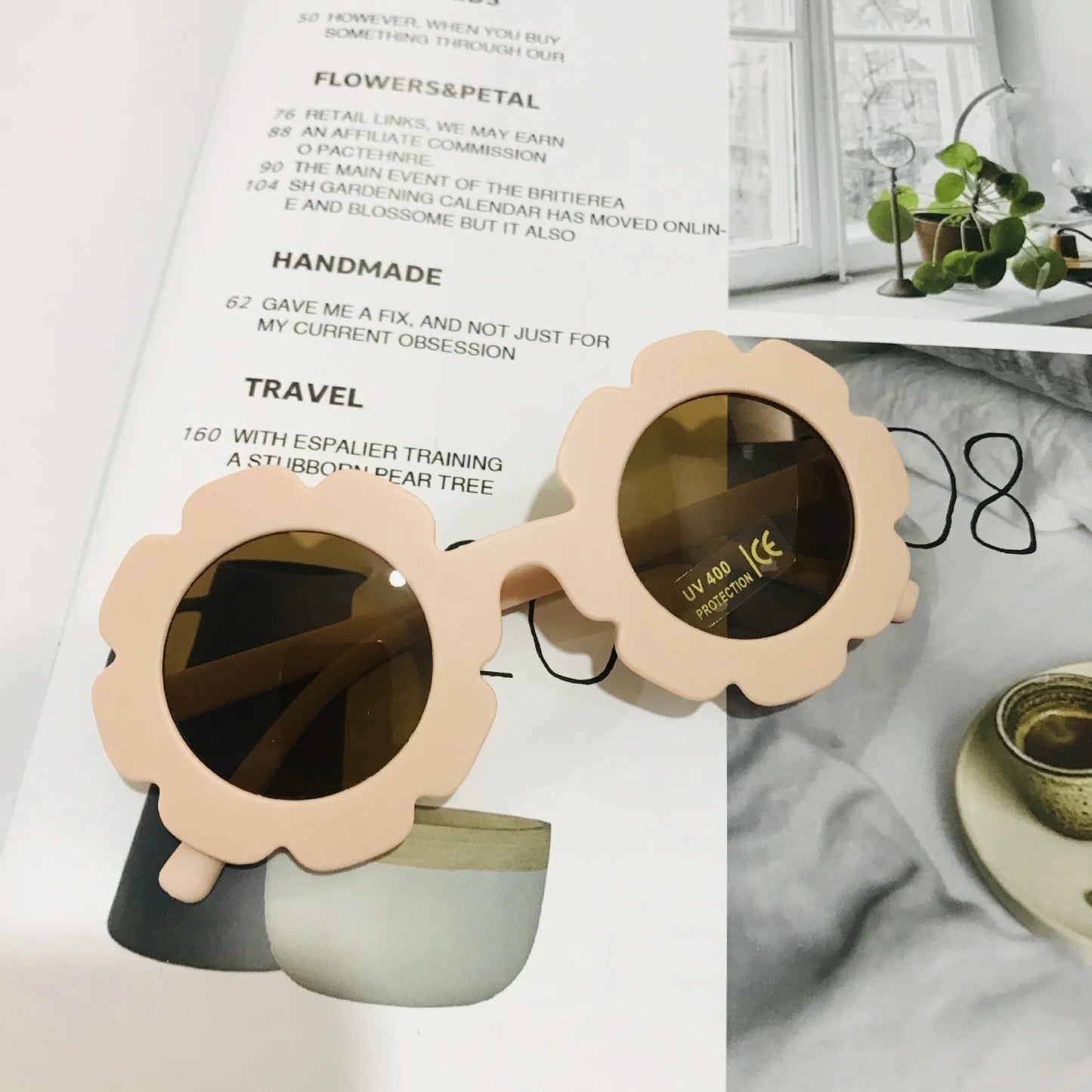 2023 new cute children's frosted glasses color series baby sunglasses