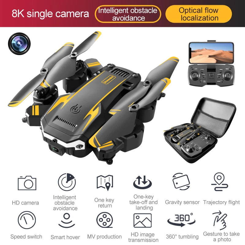 NEW G6 Mini Drone RC Camera Dron Remote Control Quadcopter Follow Me Helicopter Circle Fly Drones For Kids Toys Birthday Gift
