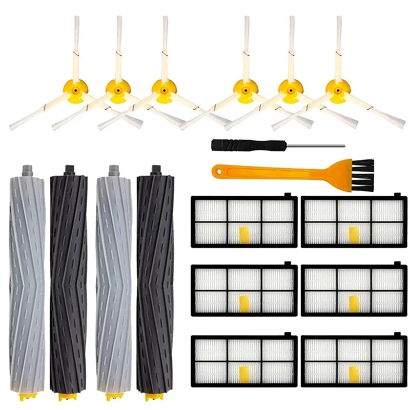 For iRobot Roomba Parts Kit Series 800 860 865 866 870 871 880 885 886 890 900 960 966 980 Main Side Brush Hepa Filter Dust Bag