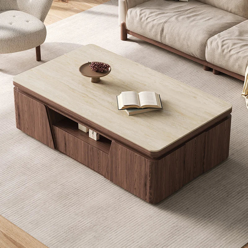 Modern Home Coffee Tables Storage Shelf Table Basse Table Sturdy Frame Easy Suitable Mesa De Centro Sala Living Room Furniture