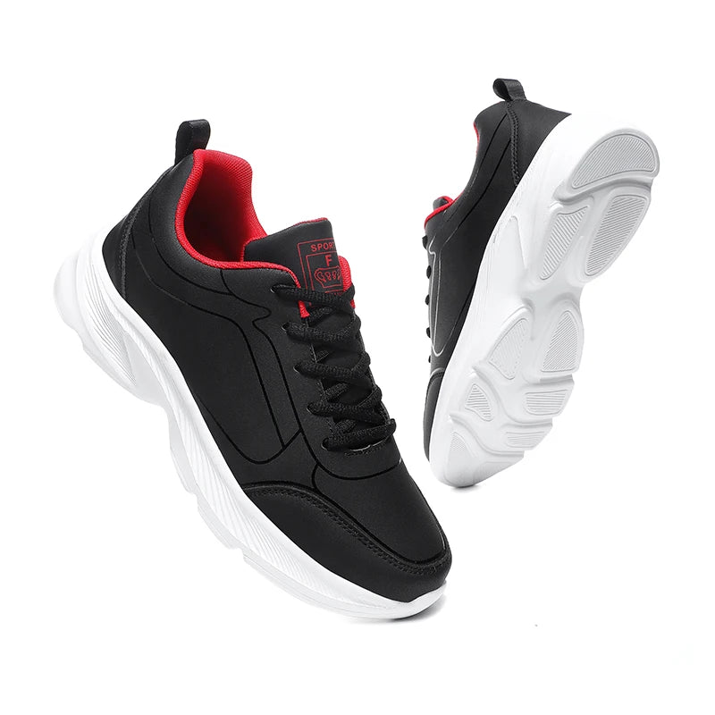 Road Running Shoes Unisex Waterproof Running Shoes Comfortable Athletic Shoes Waterproof and Slip-Resistant Travel Shoes