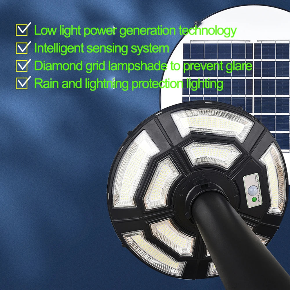 Portable Solar Floor Lights Motion Sensor Solar Garden light Solar Street Lamp Outdoor Emergency Waterproof for Parking Yard