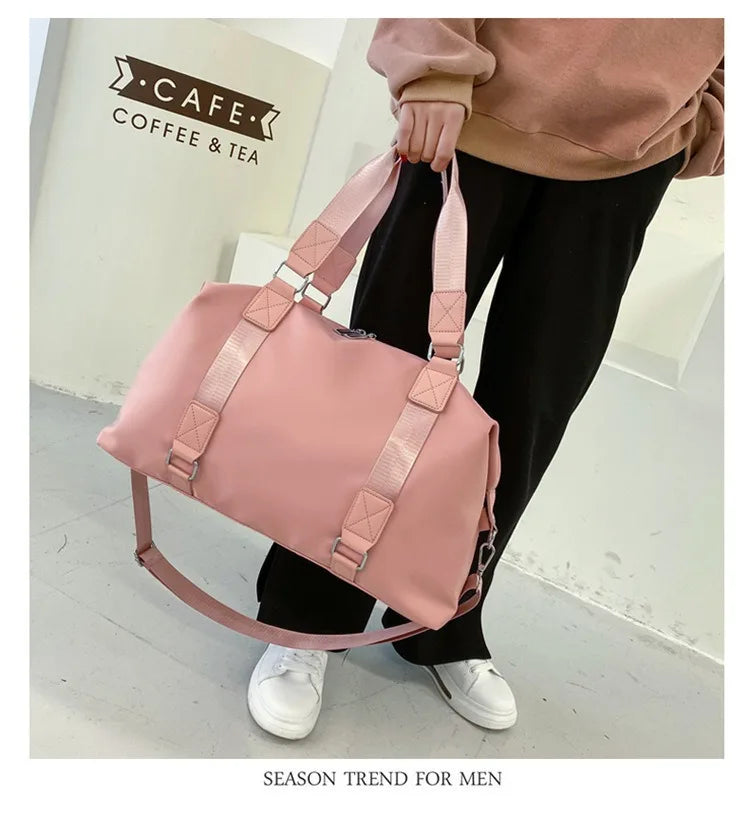 Large Gym Bag with Wet Dry Compartment | Sport Duffel for Women Men | Travel Tote