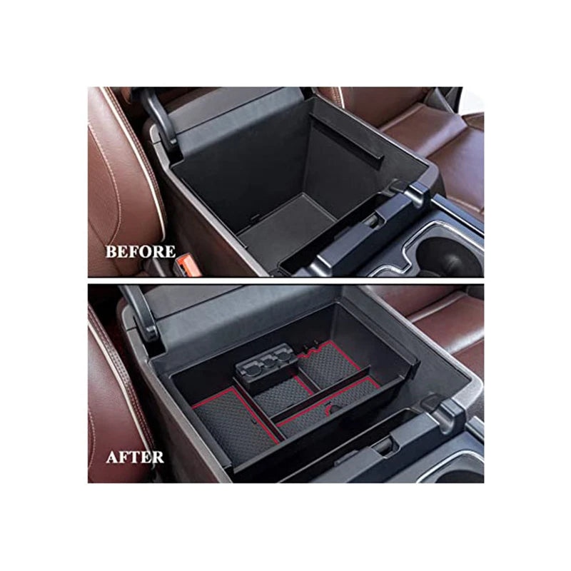 Center Console Organizer Tray For Chevy 2015-2020 Chevy Tahoe Center Organizer Console Tray Storage box