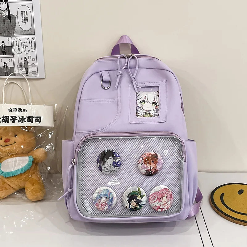 Japanese College Style Fashionable Backpack for Students Large Capacity Backpack for Women Highvalue Outdoor Backpack