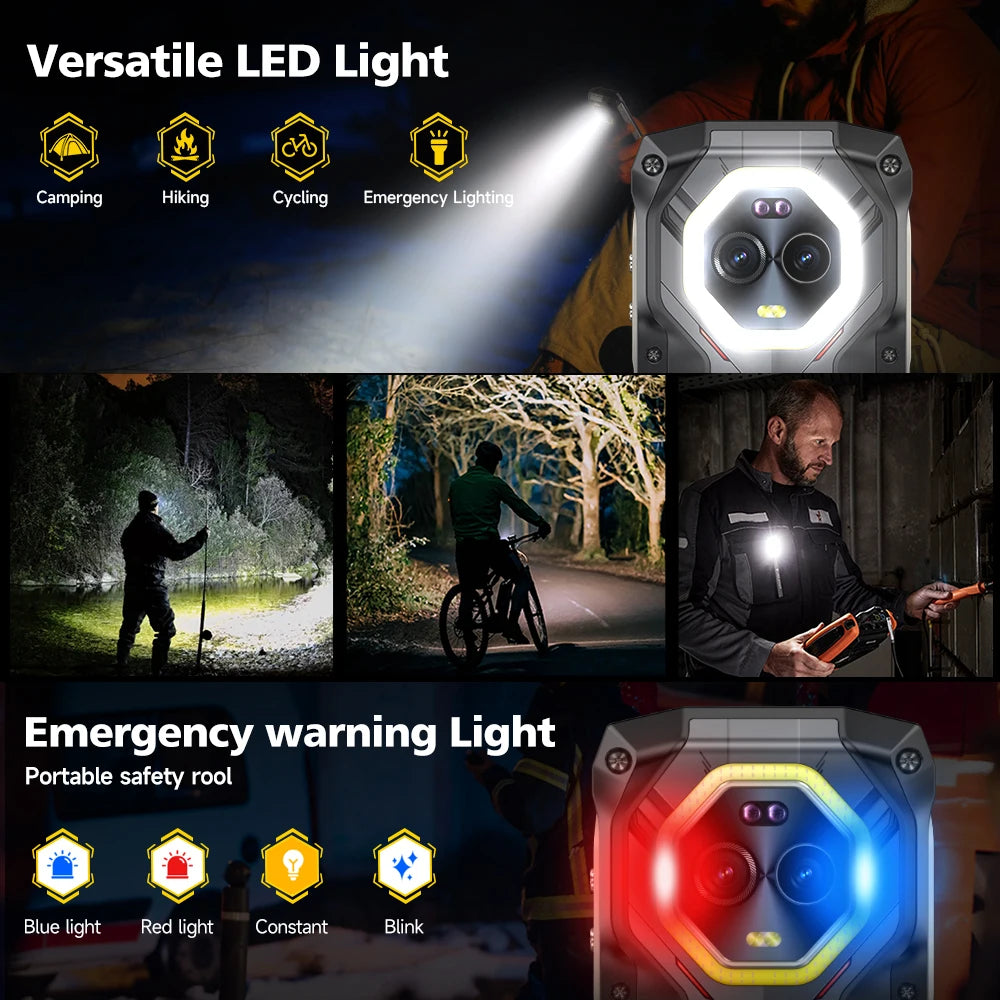 Ulefone 4.7" Rugged Phone Armor Mini 20 Pro 5G Android 14 16+256GB Smartphone LED Light 64MP Night Camera Mobile phone