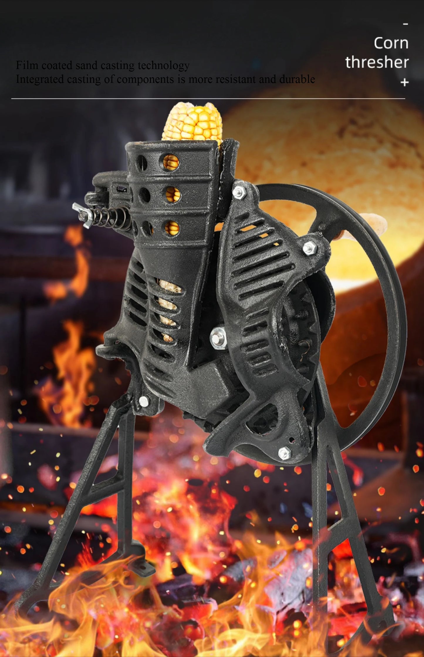 Hand Cranked Corn Thresher Household Small New Manual Corn Threshing Machine Electric