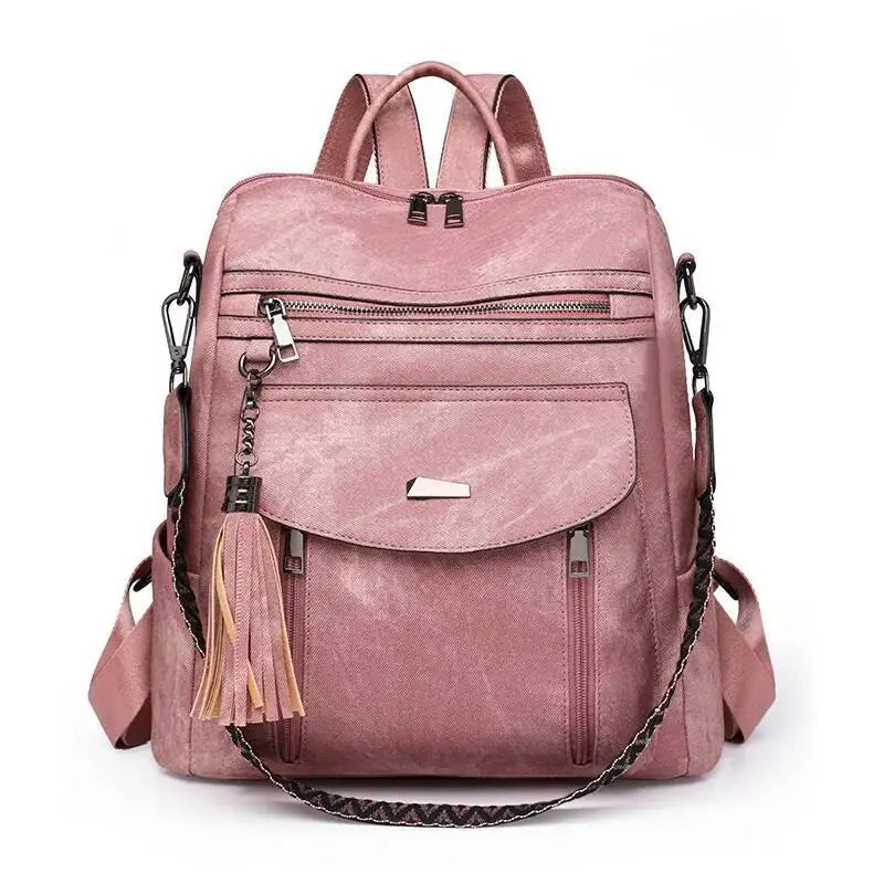 Hot Sale Luxury Women's Backpack Multifunctional Layers Double Shoulder Bags Luxury Good Quality  Spring Trend PU Women's Bag