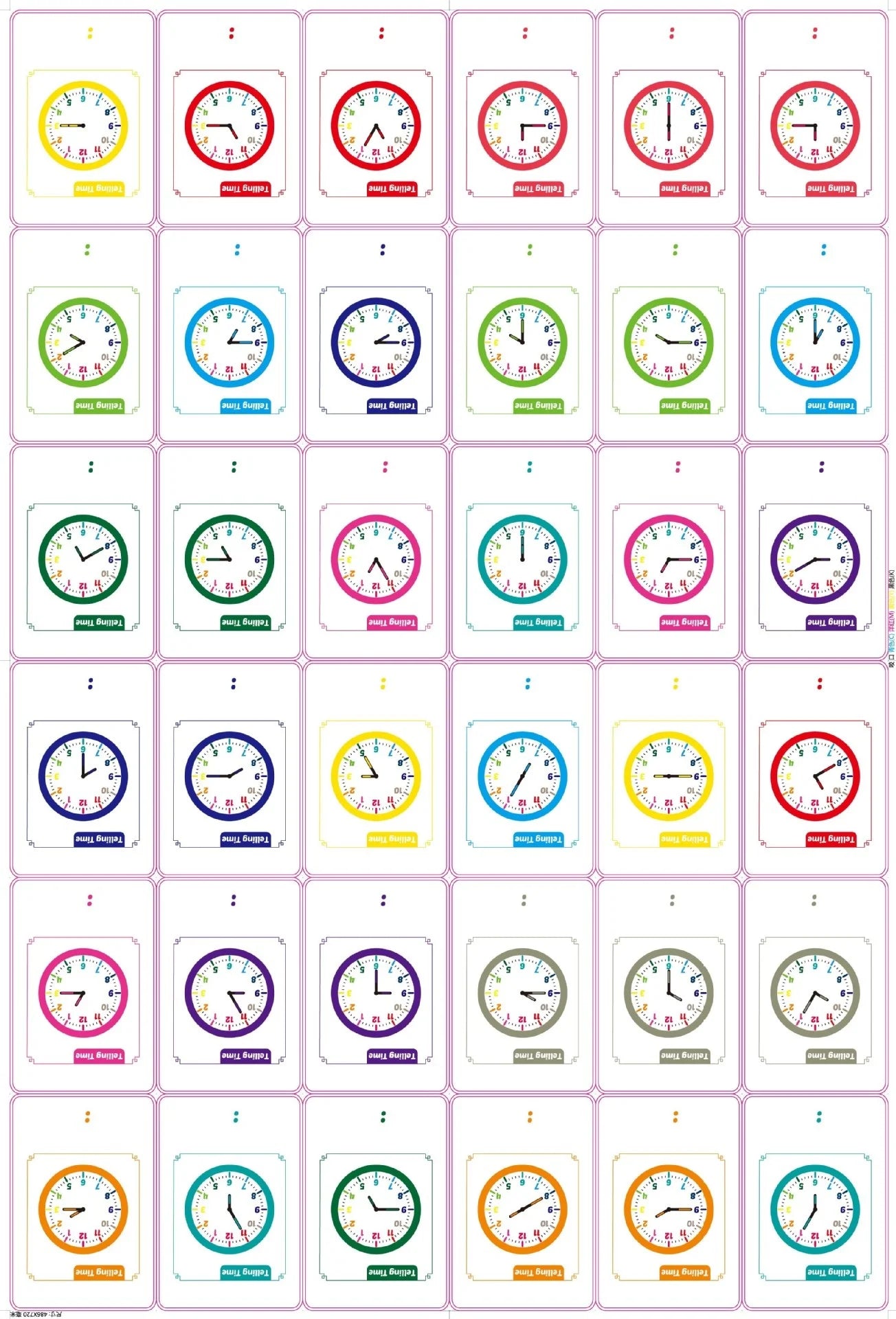 36Pcs Kids Cognition Card Shape Animal Color Teaching Baby English Learning Word Card Education Toys Montessori Material Gift