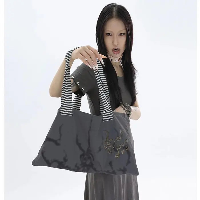 Tote Bag Women 2026 New Nylon Fashion Simple Office Lady High-Capacity Shoulder Bag Handbag