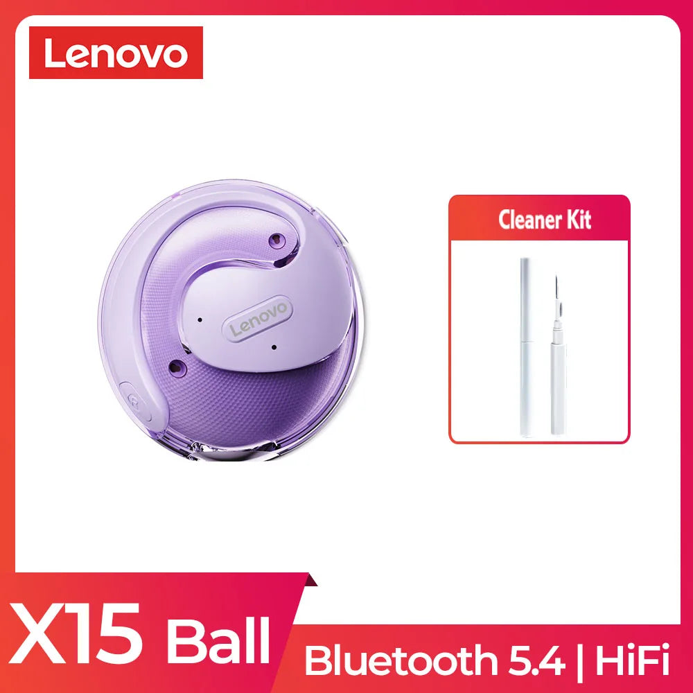 MINISO X15 pro Bluetooth 5.4 Earphones Erazer X15 Sports Wireless Headphones Noise Reduction HD Call Lenovo Earbuds with Mic