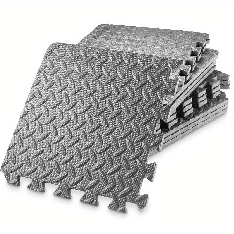 8/16pcs Interlocking Foam Floor Tiles Easy Assembly Fitness Training Rugs Soft Anti-Fall Interlocking Floor Mat Home Yoga Mat