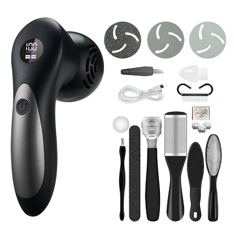 Electric Foot File Callus Remover Machine Pedicure Device Foot Clean Feet For Heel Hard Cracked Dead Skin Foot Grinder Care Tool