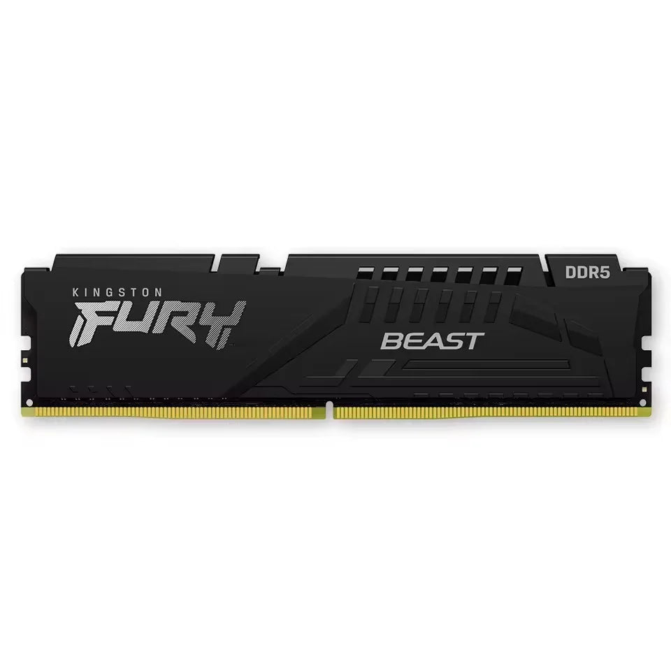 Kingston Fury Beast DDR5 CL30/40 Ram XMP EXPO Desktop Memory  8/16/32GB 4800 5200 5600 6000 6400 6800Mhz DIMM