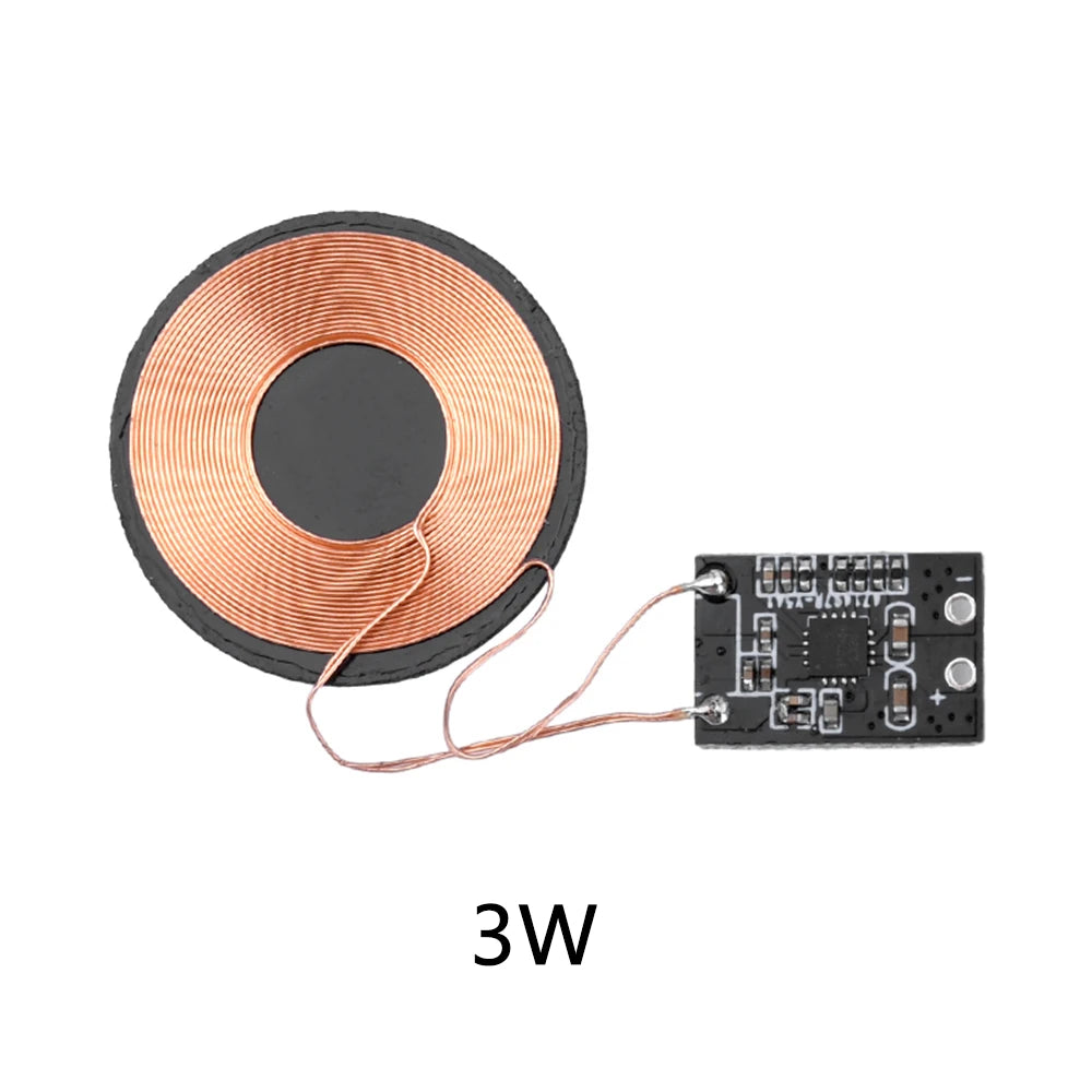 3W/5W 5V Wireless Charger Receiver Module For Cell Phone Small Coil Built-in wireless charging Receiver Module PCBA Board
