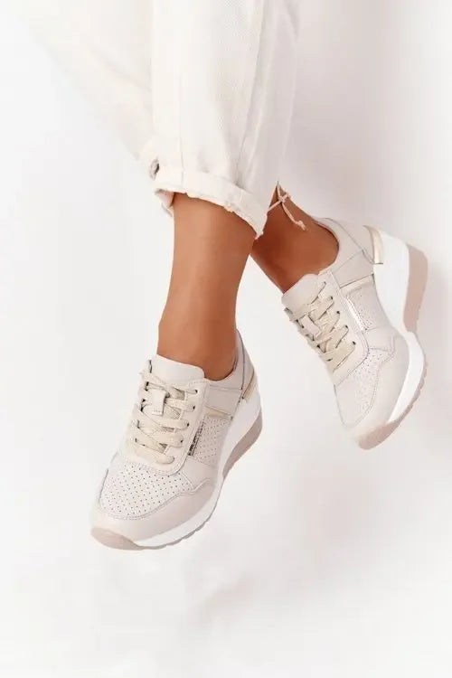 Sneakers Women 2024 Lace-Up Wedge Sport Shoes for Women Vulcanized Casual Platform Ladies Sneaker Tennis Female Zapatos De Mujer
