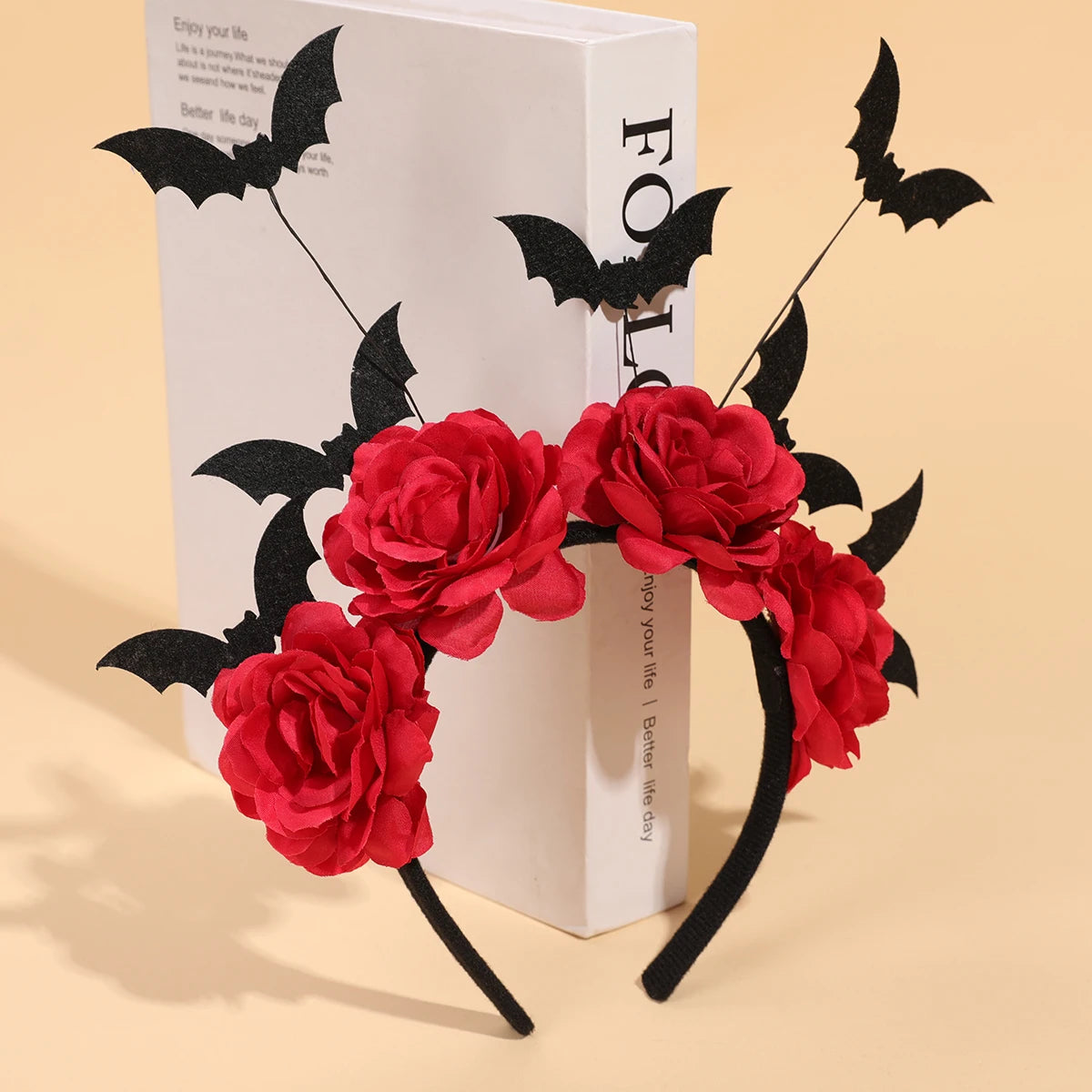 1 Piece of Halloween Costume Accessories, Headbands, Hair Accessories, Bat Headbands, Girl Role-Playing Headbands