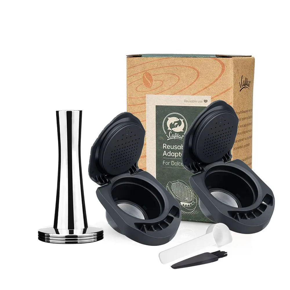 Reusable Coffee Adapter for Dolce Gusto PICCOLO XS/Genio S Coffee Machine Espresso Refill Pod Coffee Capsule Holder Accessories