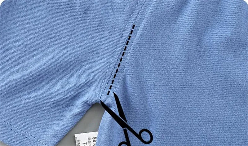 Kids Stripe T-Shirt + Shorts 2-Piece Clothing Set Summer Baby Boy Girl Cotton Cartoon Pajama Casual Tracksuit Clothes Suit 0-6 Y