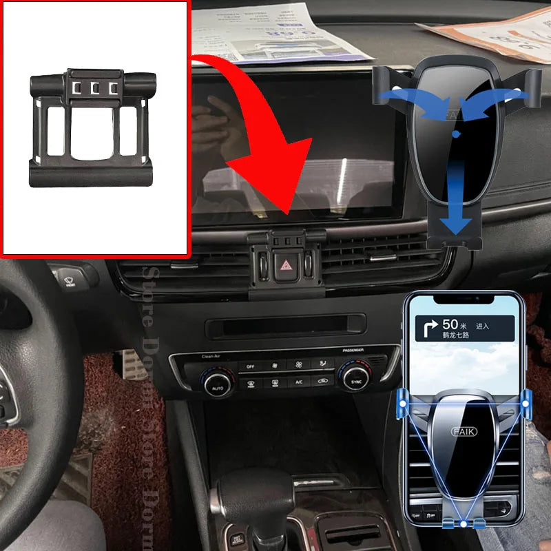 Car Phone Holder for Kia K5 Optima JF 2016~2020 2018 Air Vent Cellphone Mount Support GPS Bracket Gravity Stand Auto Accessories