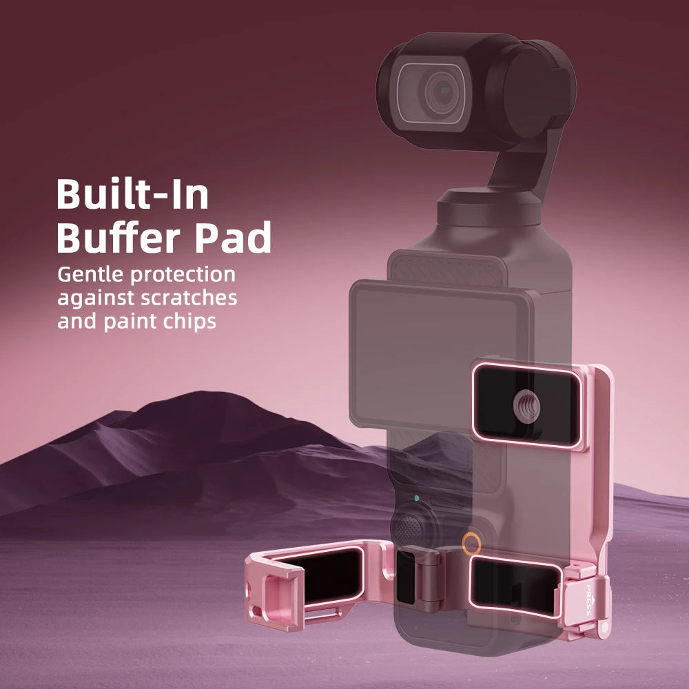 BRDRC Multi-Function Expansion Magnetic Mount for DJI Osmo Pocket 3,Aluminum Alloy Base,Pocket 3 Quick Release Accessories