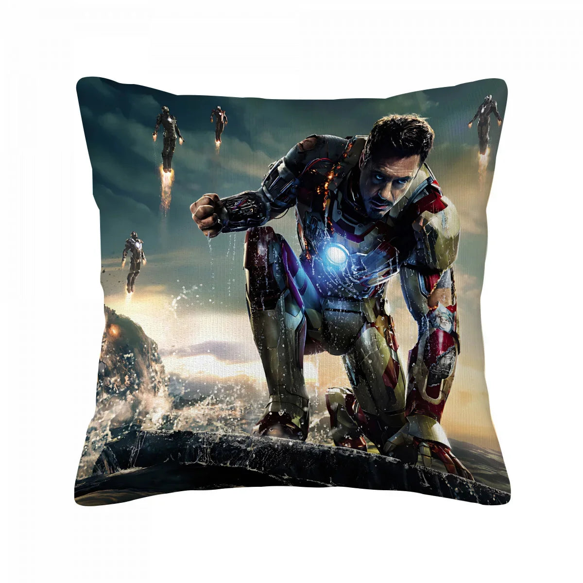 Iron Man Cushion Covers  Cushions Cover for Sofa Home Decorations Anime Interior Decoration Decorative Pillowcase Pillow