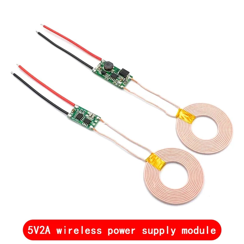 5V 1A/2A power supply wireless charger transmitter receiver terminal circuit board module for DIY phone