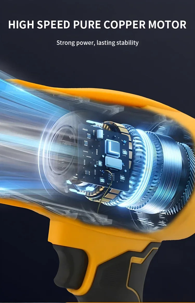 Dewalt  Brush Air Hair Dryer Wireless Turbo Fan Handheld Violent Fan Dryer 20V Rechargeable Dust Removal Tool