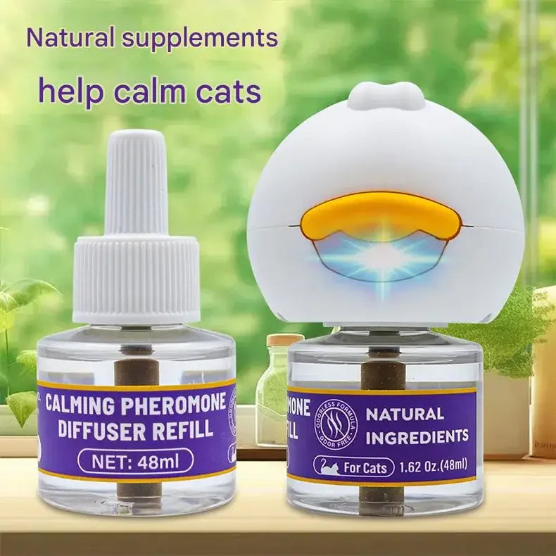 Cat and Dog Pheromone Diffusion 4-in-1 Pet Set Electric Heating Pheromone Odorless Pheromone Relieves Pet Emotional Stress