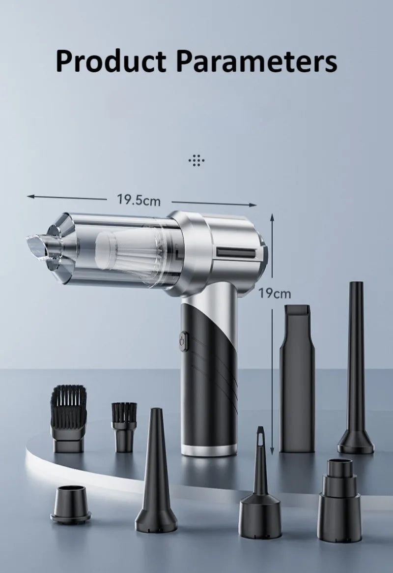 Car Vacuum Cleaner Wireless Portable Mini Vacuum Cleaner Handheld Powerful Vacuum Car Cleaner Cleaning Machine Home Appliance