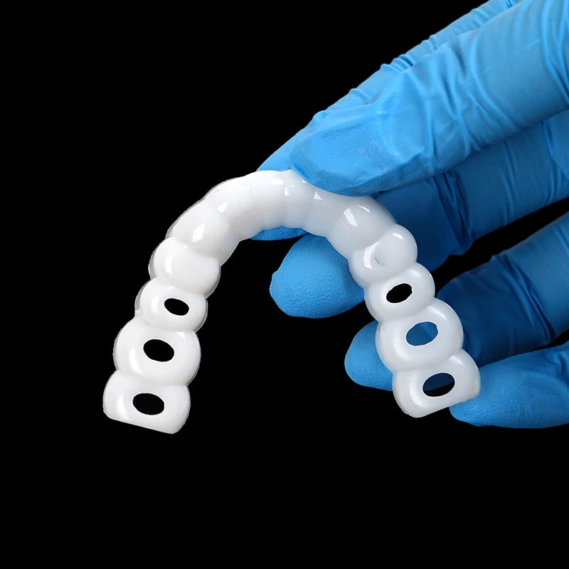 Upper and lower dental sealants, oral cleaning braces with box packaging, portable dental braces with dental sealants