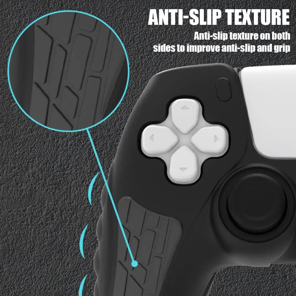 For PS5 Controller Anti-Slip Silicone Cover 30th Anniversary Limited Edition With Touch Screen Sticker For PS5 Controller Shell