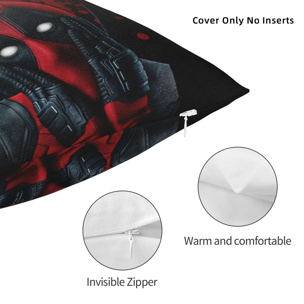 Custom Deadpool Wolverine Cartoon Manga Cushion Cover Soft Cute Pillows