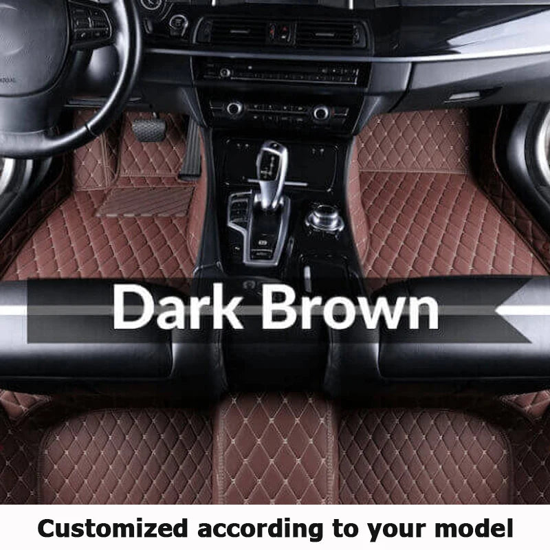 Car Floor Mats For VW Golf 4 MK4 1998 1999 2000 2001 2002 2003 car Accessories Leather Carpets Rugs Foot Pads