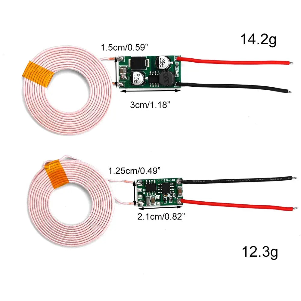 5V 1A/5V2A Wireless Power Supply Module Wireless Charger Module Transmitter Receiver Terminal Circuit Board Module for DIY Phone
