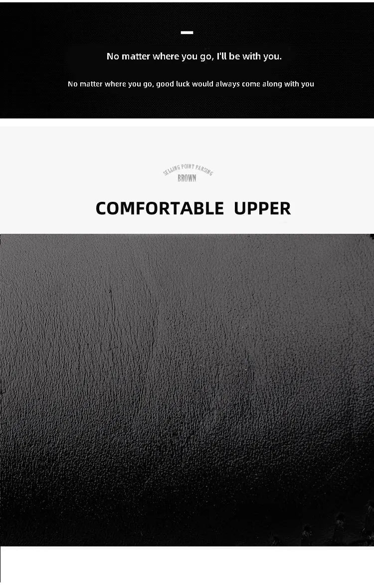 CLOHOO Men's Business Casual Shoes Leather Stitching Comfortable Breathable Rubber Bottom Second Layer Cowhide