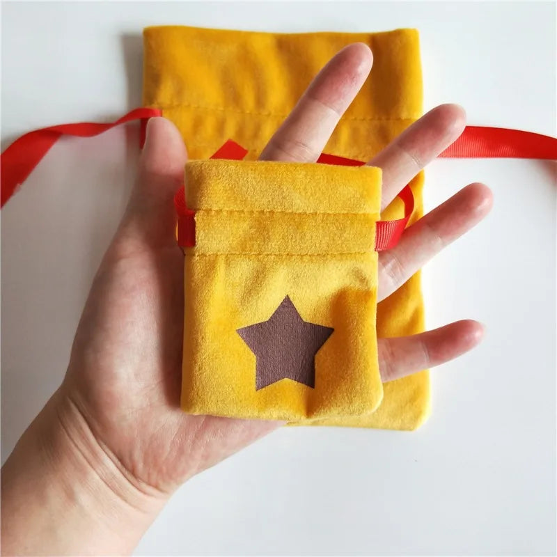 Animal Crossing Kawaii Hand Bags Anime Cosplay Short Plushes Coin Purse Cute Drawstring Bags Earphone Storage Bag Kids Toys Gift