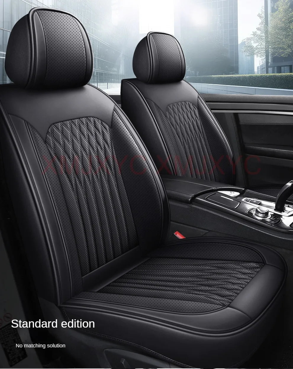 Pu Leather Universal Car Seat Cover for MITSUBISHI Outlander ASX Eclipse Lancer Pajero Sport Galant Triton Auto Accessories
