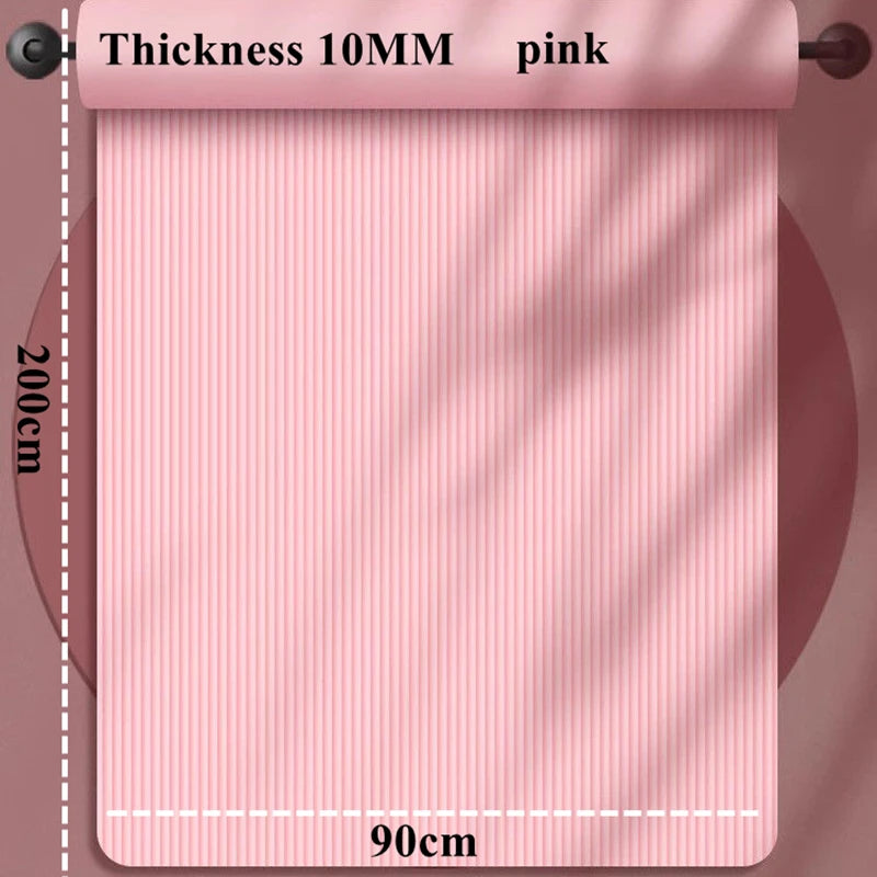 Widening By 90cm Yoga Mat Length 200cm Moisture-proof Outdoor Non-Slip Durable Camping Picnic Mat Exercise Gym Fitness Workout