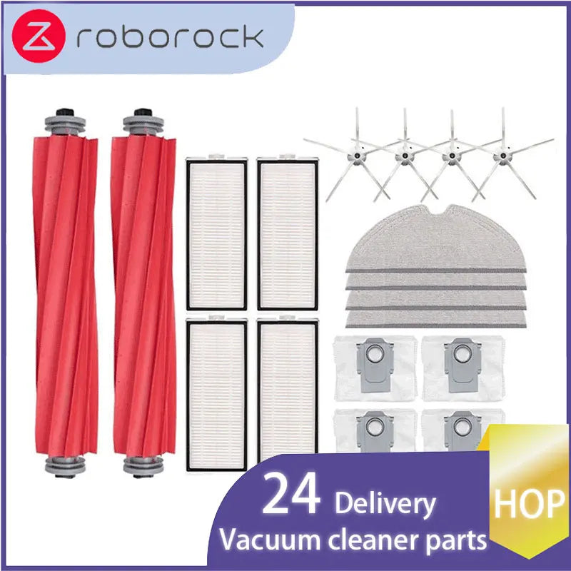 Roborock Q7 / Q7+ / Q7 Max+ Robot Vacuum Roller Brush, Hepa Filter, Side Brush, Mop Cloth