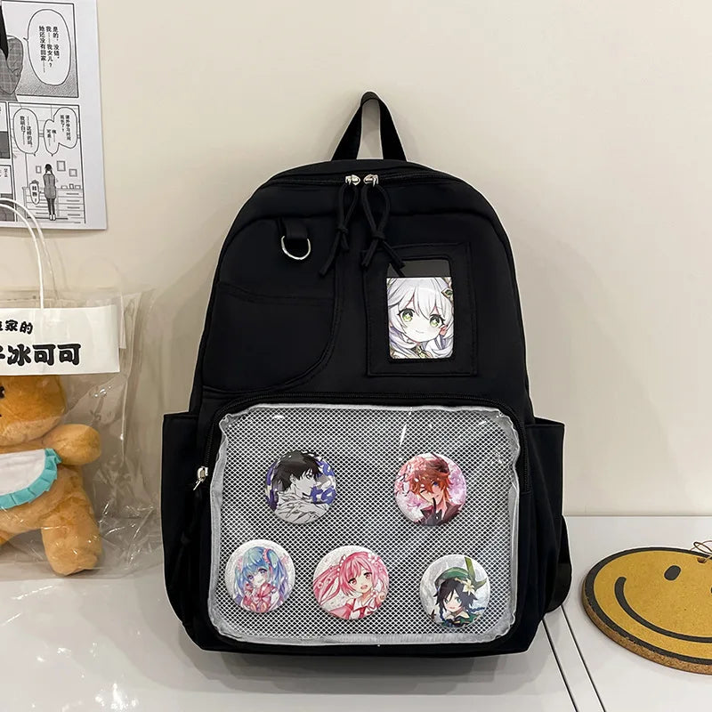Japanese College Style Fashionable Backpack for Students Large Capacity Backpack for Women Highvalue Outdoor Backpack