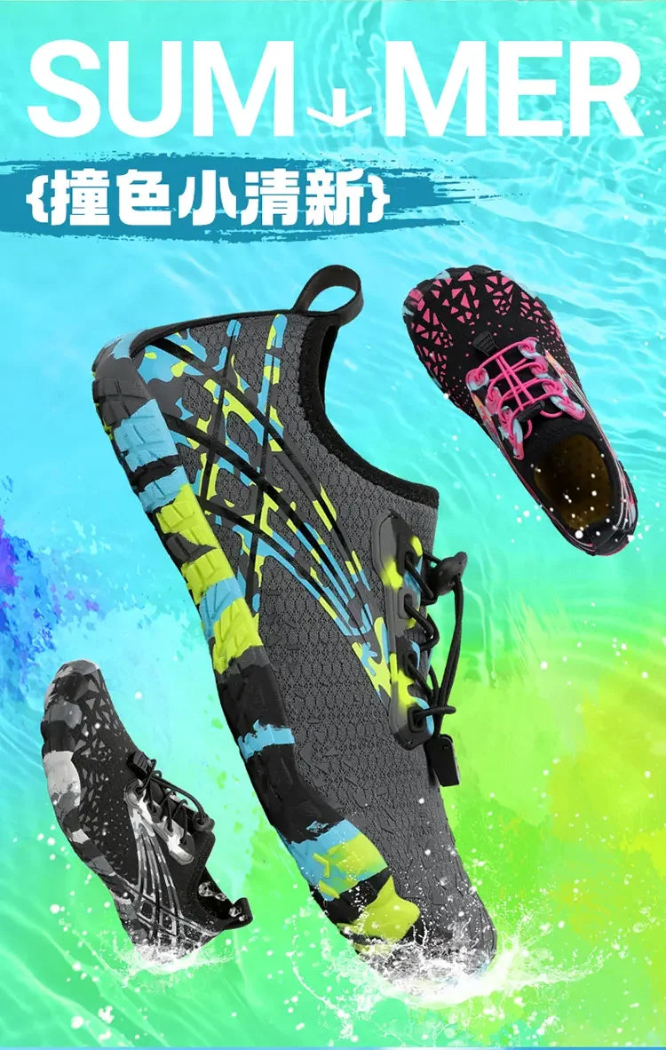 Unisex Shoes For Women Fitness Treadmill Indoor Outdoor Speed Interference Water Beach Couples Swimming Shoe Men Aqua Sneakers