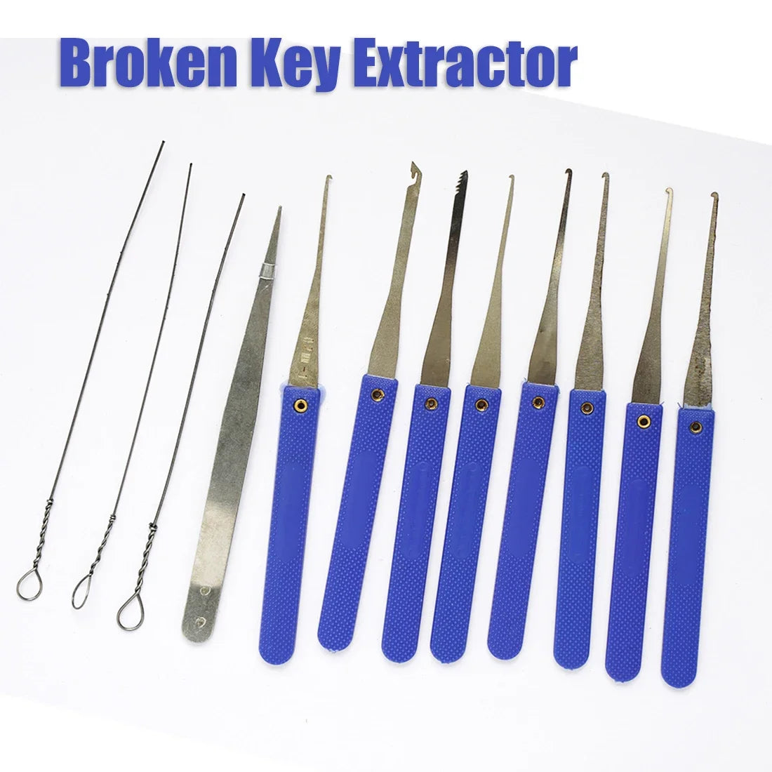 18 in 1 Locksmith Extractor Tools Kit Broken Key Remove Tool Set with Tension Wrench Tools for Family,Home Life Helper
