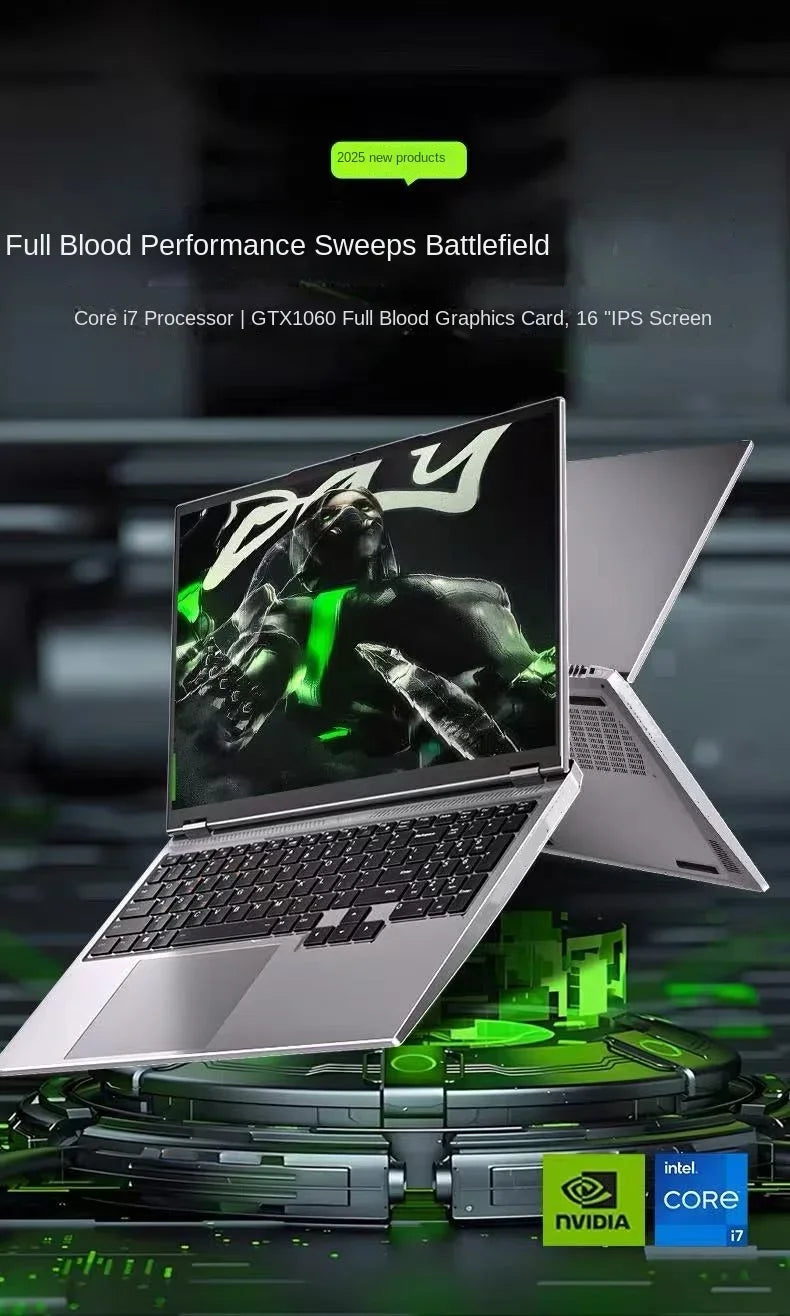 CARBAYTA Intel Core I7 6700HQ Laptop 15.6″ IPS Screen 16G 32GB 64GB RAM NVIDIA GeForce GTX 1060 6G Game Computer Windows 11 Pro