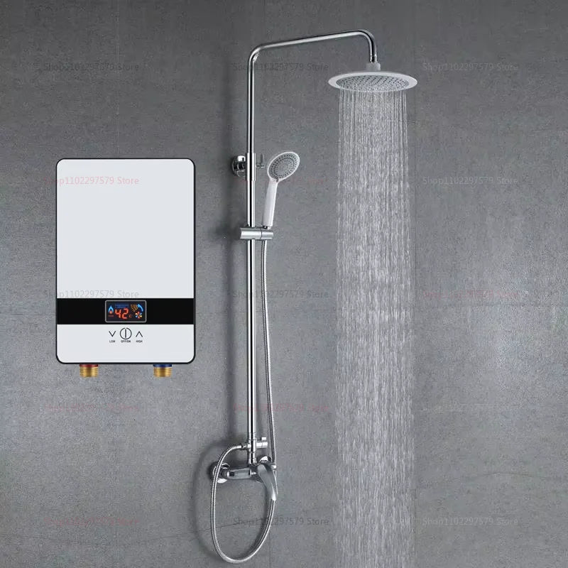 Portable Instant Electric Water Heater for Home Fast Heating Waterproof Kitchen Bathroom Compact Space-saving Safe Efficient