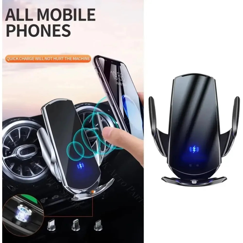 Cars Bracket For Hyundai Palisade LX2 2019-2023 2020 2021 Car Phone Holder Special Fixed Base 15W Wireless Charging Accessories