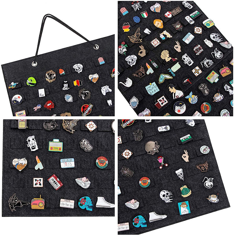 Earrings Hanging Organizer Wall Earring Holder Soft Felt Hanger For Jewelry Necklace Earring Ring Stud Display Holder