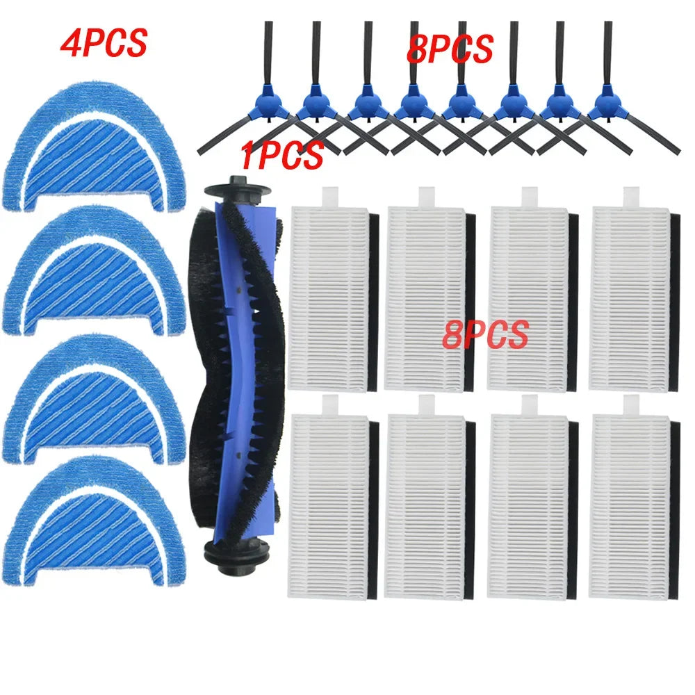 Replacement for Cecotec Conga 1090 / 1099 1790 Ultra Titanium Robotic Vacuum Cleaner Spare Parts Main Side Brush Hepa Filter Mop